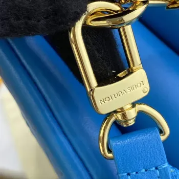 LV M21282 Louis Vuitton Coussin PM Bag Turquoise blue