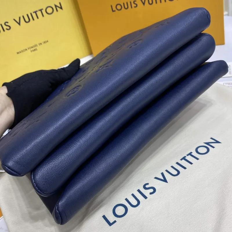 LV M21282 Louis Vuitton Coussin PM Bag Marine Blue