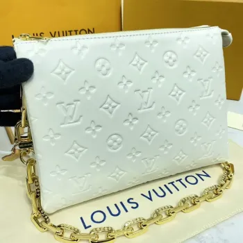 LV M20378 Louis Vuitton Coussin PM Bag White