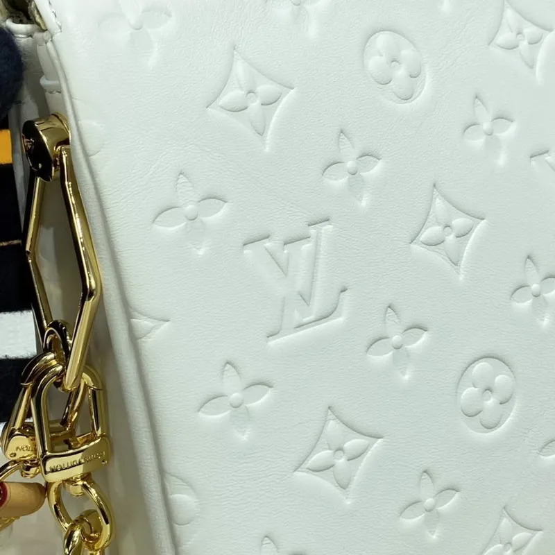 LV M20378 Louis Vuitton Coussin PM Bag White