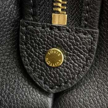 Louis Vuitton LV M45842 Grand Palais bicolor Monogram empreinte leather Black Beige