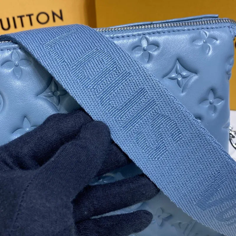 LV M21197 Louis Vuitton Coussin PM Bag haze blue