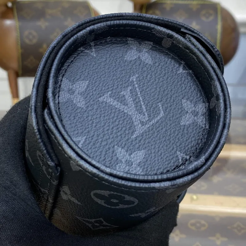 LV M43385 Louis Vuitton 3 Watch Case Monogram Eclipse