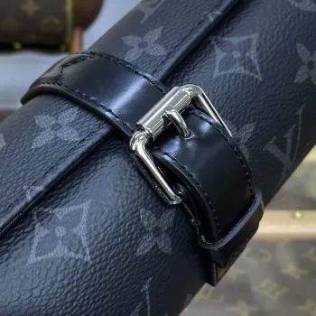 LV M43385 Louis Vuitton 3 Watch Case Monogram Eclipse