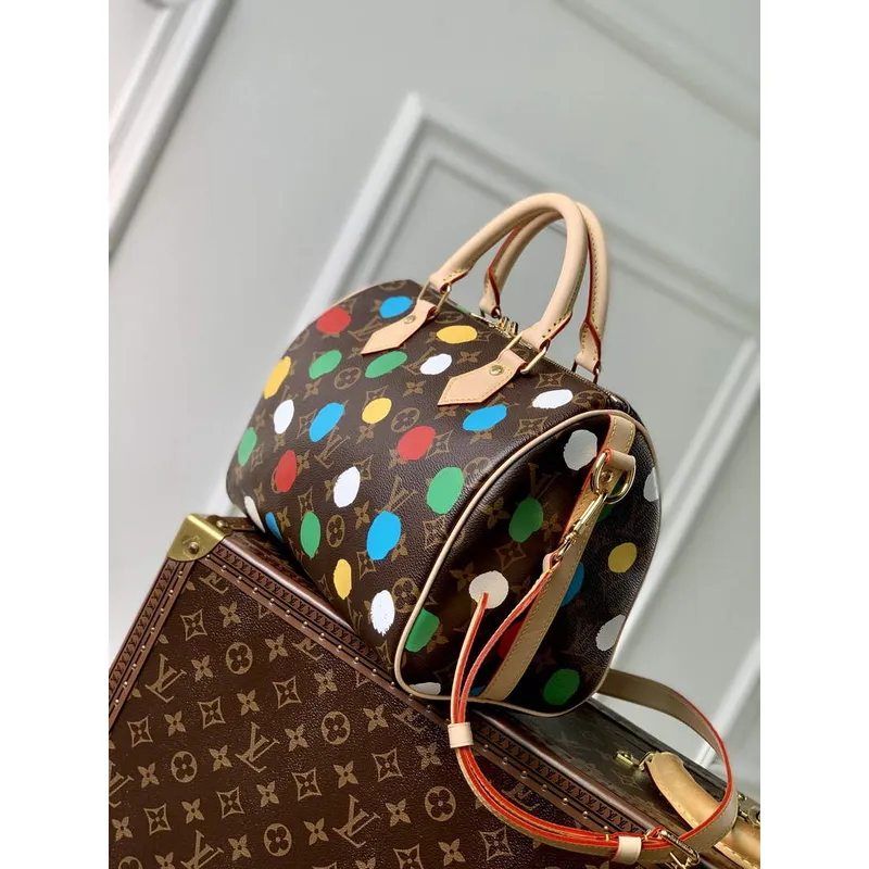 LV M46433 Louis Vuitton LV x YK Speedy Bandouliere 25 Bag