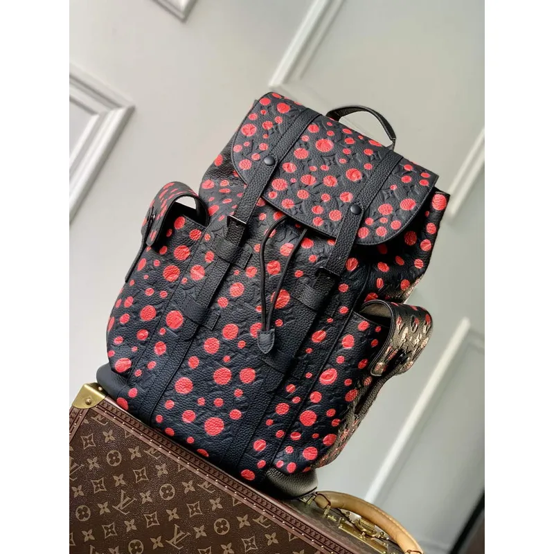 LV M21978 Louis Vuitton LV x YK  Christopher Backpack Taurillon Monogram