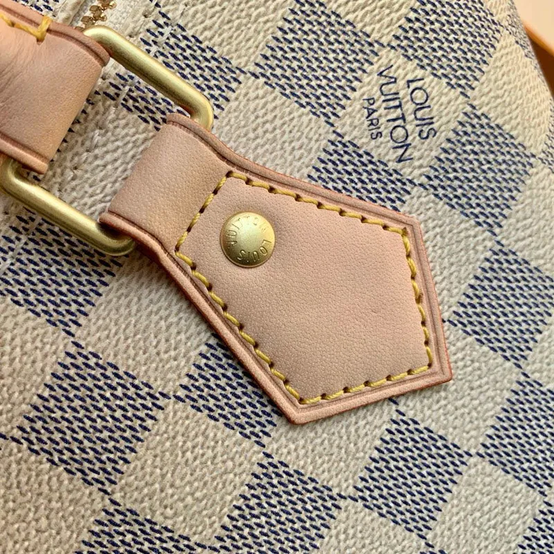 Louis Vuitton N41370 LV Speedy 30 Bag Damier Azur Canvas