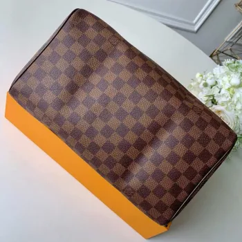 Louis Vuitton LV N41364 Speedy 30 Bag Damier Ebene Canvas