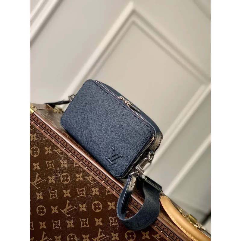 LV M59161 Louis Vuitton Alpha Wearable Wallet Blue