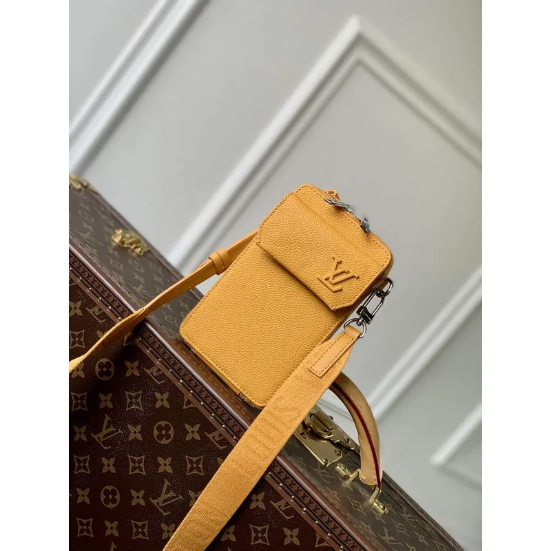 LV M57089 Louis Vuitton Phone Pouch Yellow