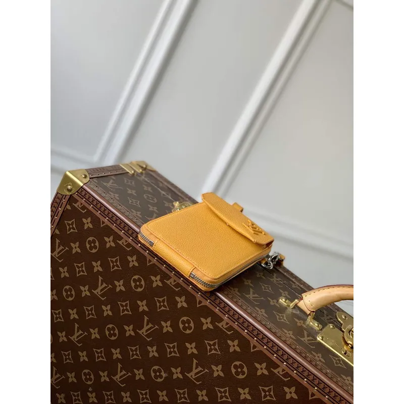 LV M57089 Louis Vuitton Phone Pouch Yellow