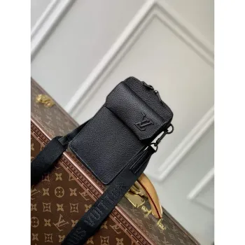 LV M57089 Louis Vuitton Phone Pouch Black