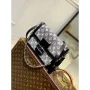 LV M21458 Louis Vuitton Dauphine MM Bag Grey