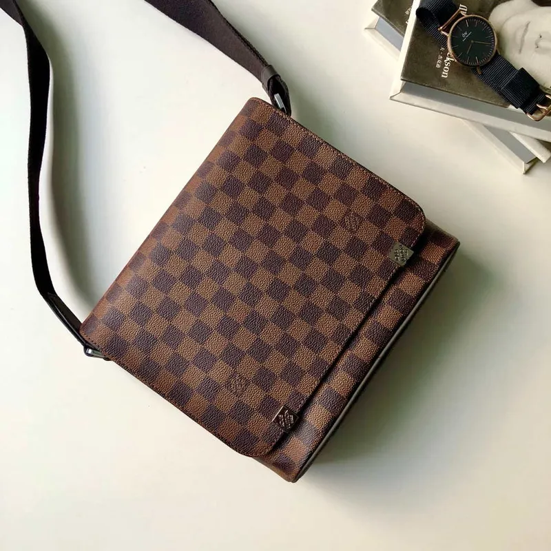 Louis Vuitton N41031 District PM Damier Ebène Bag