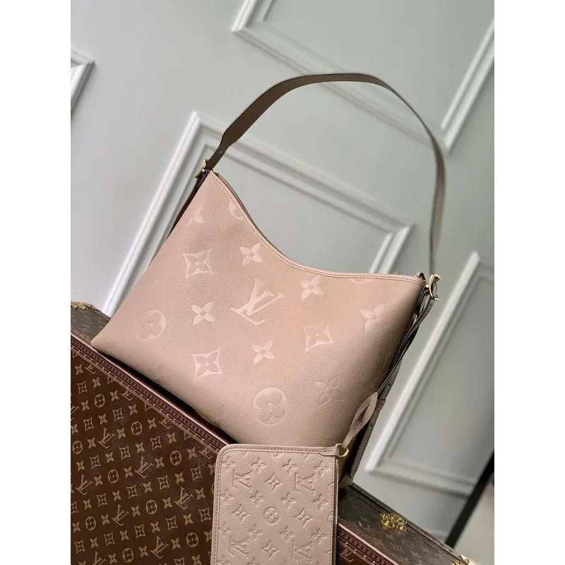 Louis Vuitton LV M46292 Carryall MM monogram M46289 Tourterelle Gray