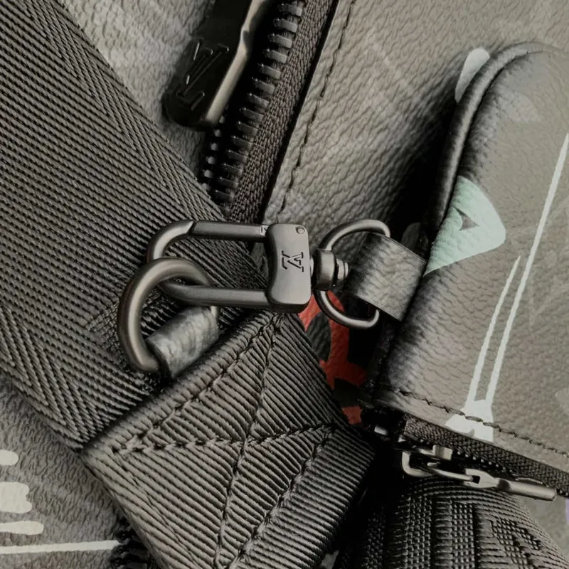 Louis Vuitton M21396 Trio Messenger Monogram LV Graffiti Orange