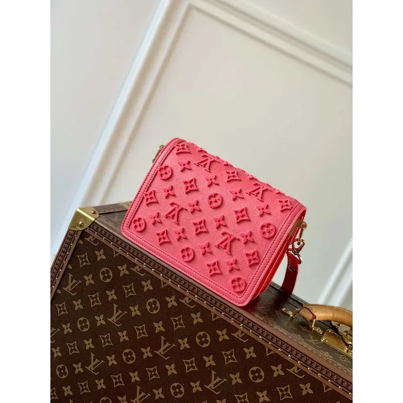 LV M20747 Louis Vuitton Dauphine BB Bag Monogram Fluo Pink