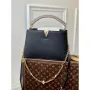 LV M20708 Louis Vuitton Capucines BB Handbag Black