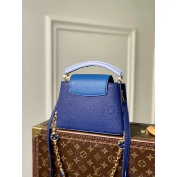 LV M20844 Louis Vuitton Capucines Mini Handbag Blue