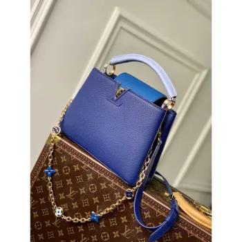 LV M20844 Louis Vuitton Capucines BB Handbag Blue
