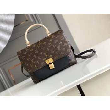 LV M44259 Louis Vuitton Marignan Messenger Top Handle Monogram M44257 Bag Black