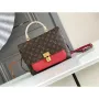 LV M44286 Louis Vuitton Marignan Messenger Top Handle M44259 Monogram Bag Red