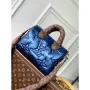 LV M21061 Louis Vuitton Speedy Bandouliere 25 Handbag Navy Blue