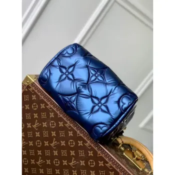LV M21061 Louis Vuitton Speedy Bandouliere 25 Handbag Navy Blue