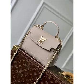 LV M21052 Louis Vuitton Lockme Ever Mini Handbag Greige