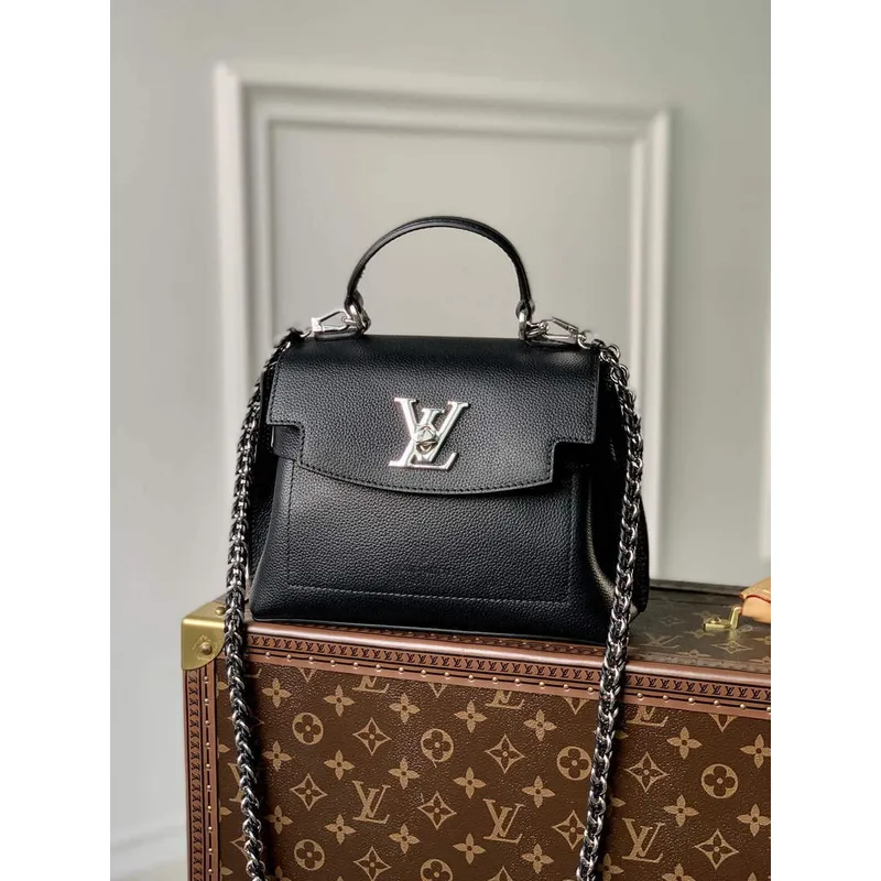 LV M20997 Louis Vuitton Lockme Ever Mini Handbag Black