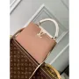 LV M21045 Louis Vuitton Capucines BB Handbag Trianon Pink / Greige