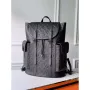 Louis Vuitton LV M55699 Christopher Backpack Taurillon Monogram N41379 Black