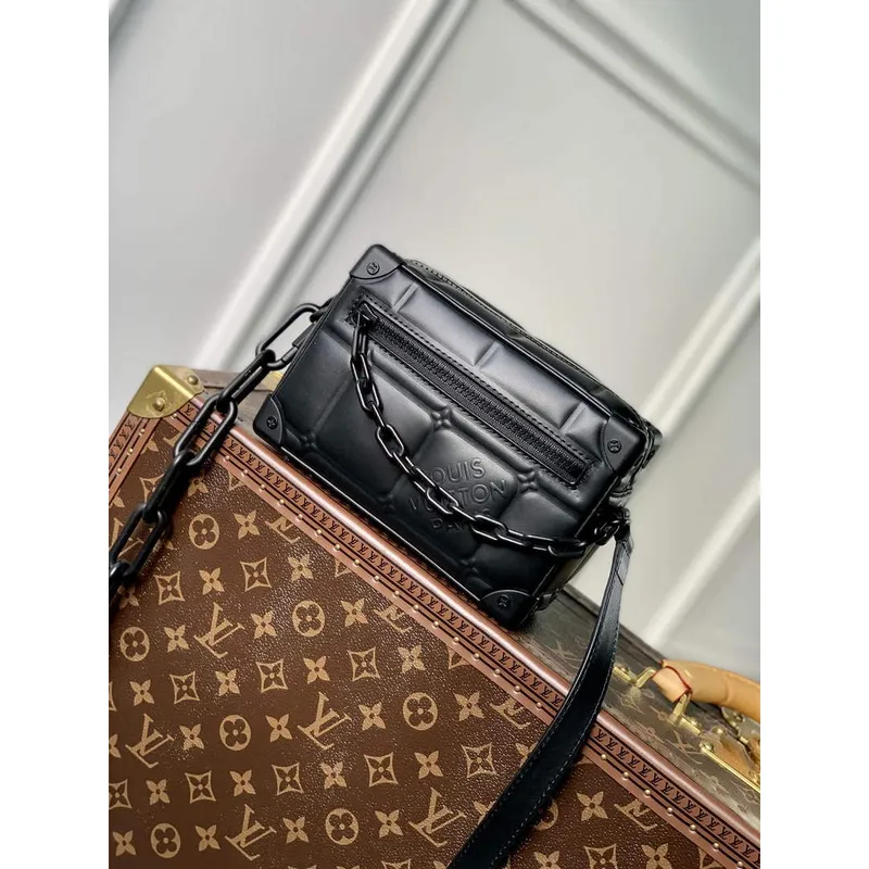 LV M81611 Louis Vuitton Mini Soft Trunk Black