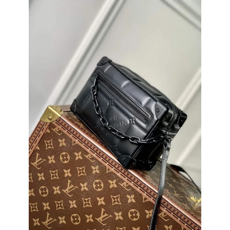 LV M81611 Louis Vuitton Mini Soft Trunk Black