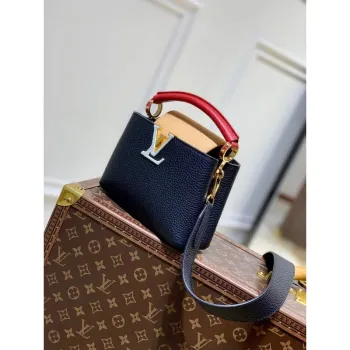 LV M20704 Louis Vuitton Capucines Mini Handbag Black