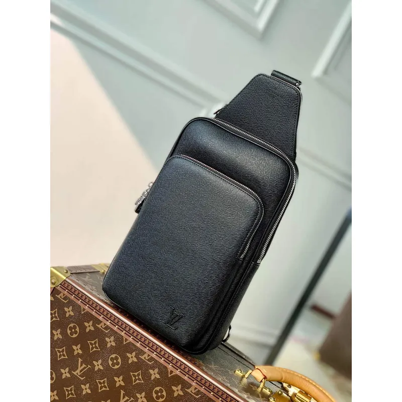LV M30859 Louis Vuitton Avenue Sling Bag Black