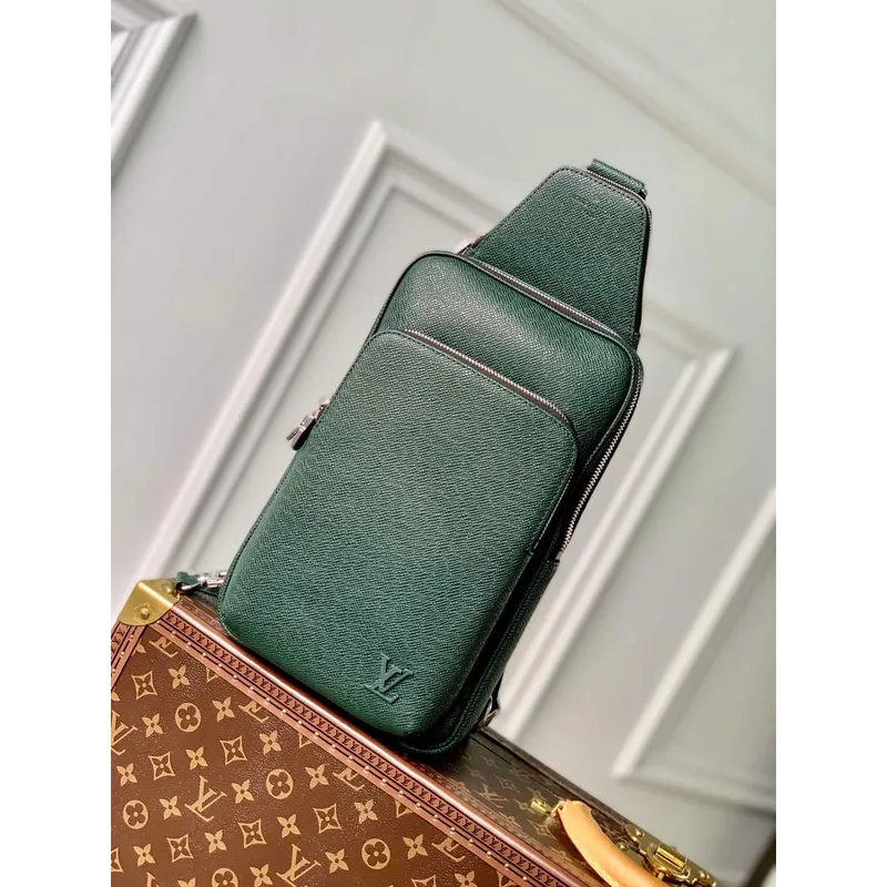LV M30860 Louis Vuitton Avenue Sling Bag Green