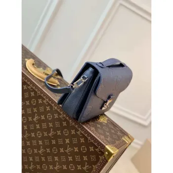 LV M59211 Louis Vuitton Empreinte Pochette Metis M41487 Navy Blue Sliver