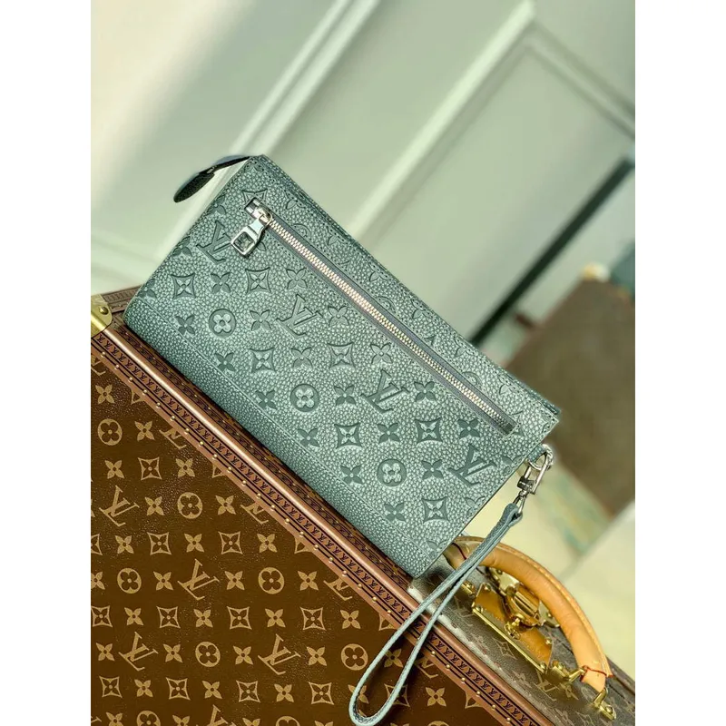 LV M81556 Louis Vuitton Pochette Voyage Other Leathers Granite