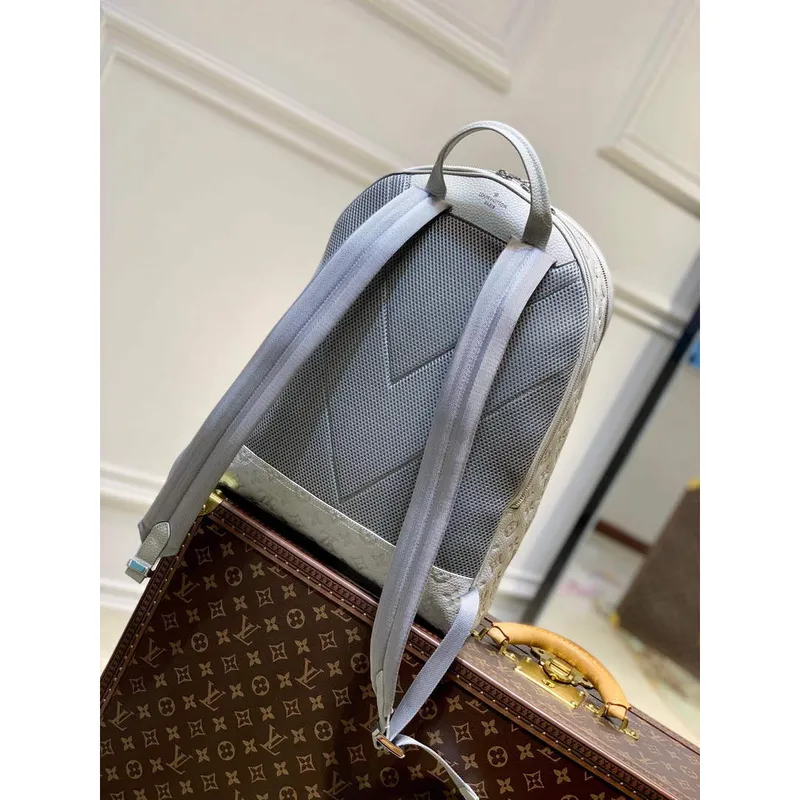 LV M20877 Louis Vuitton Ellipse Backpack Other Leathers Light gray