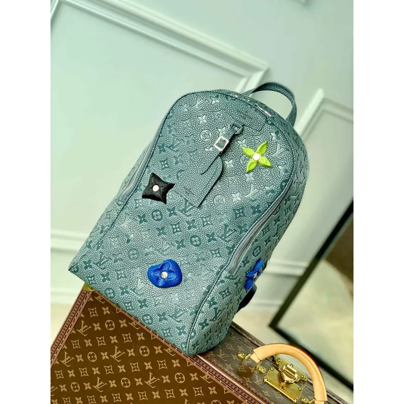 LV M20877 Louis Vuitton Ellipse Backpack Other Leathers Granite
