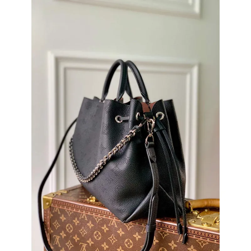 LV M59200 Louis Vuitton Bella Tote Mahina Black