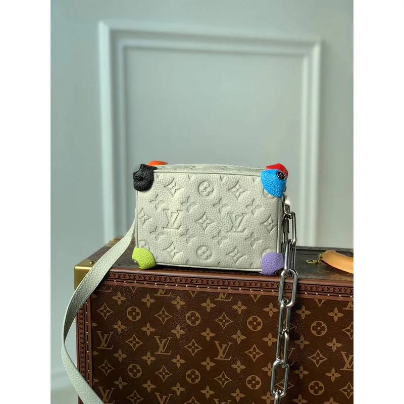 LV M81606 Louis Vuitton Mini Soft Trunk Chalk
