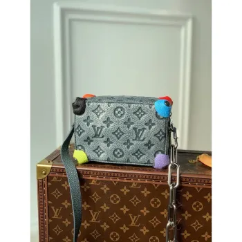 LV M81606 Louis Vuitton Mini Soft Trunk Gray