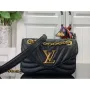 LV M20687 Louis Vuitton New Wave Multi Pochette Leather M20838 Black
