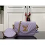 LV M56466 Louis Vuitton New Wave Multi Pochette Leather M56461 Purple