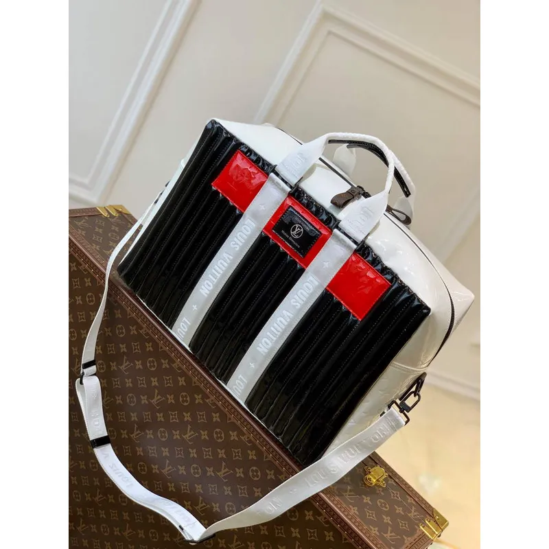 LV M58755 Louis Vuitton Neo Porte Documents Voyage Black white