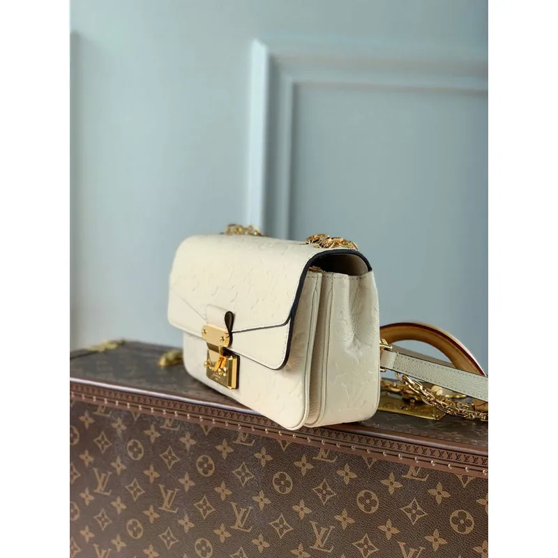 LV M46201 Louis Vuitton Marceau Chain Bag Cream Beige