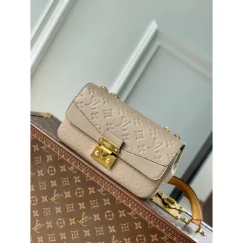 LV M46199 Louis Vuitton Marceau Chain Bag Dove Gray