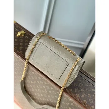 LV M46199 Louis Vuitton Marceau Chain Bag Dove Gray